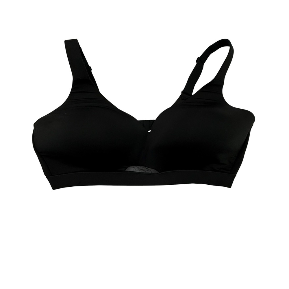 Cacique Bra Women 44DD Black Wireless Lightly Lined Comfort Adjustable Plus Size